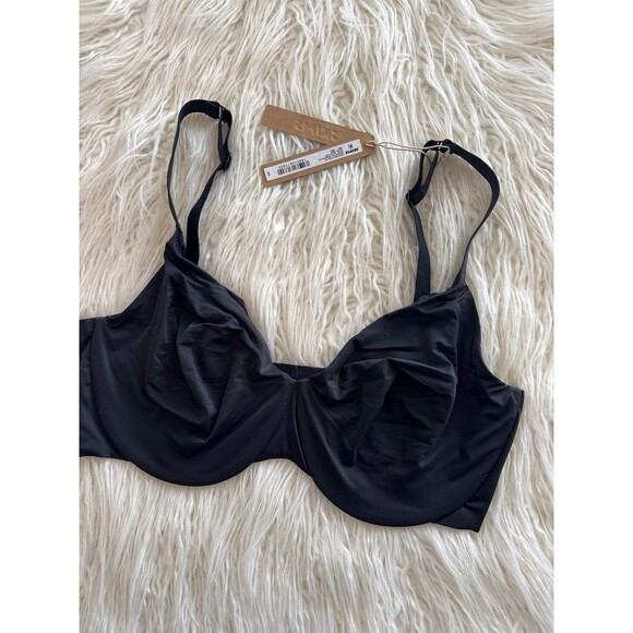 Skims Smoothing Intimates Unlined Full Coverage Bra Onyx Size 36DD - Picture 3 of 7